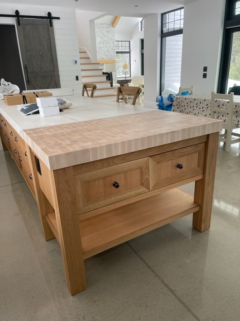 Billot en érable – Menuiserie intérieure sur mesure par Mokuton Menuiserie, image 1